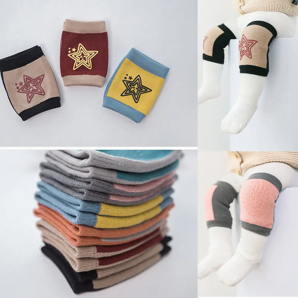 

1 Pair Baby Boys Girls Knee Pad Safety Crawling Elbow Cushion Infant Toddler Baby Leg Warmer Knee Support Protector Baby Kneecap