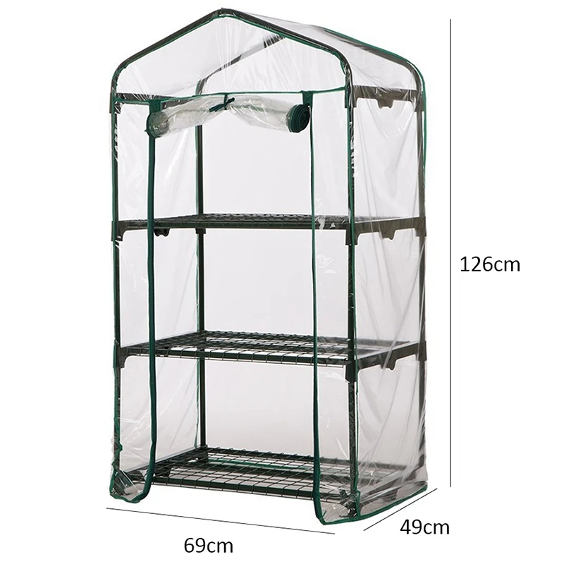 ПВХ уютный садовый уровень мини домашний теплица растения водонепроницаемое