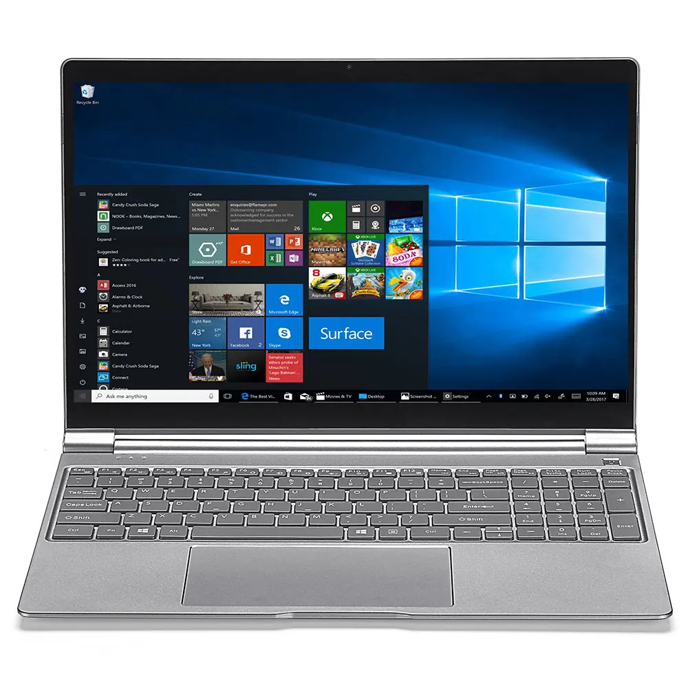 Teclast F15 Тетрадь 15 6 дюйма Windows 10 Home английская версия Intel N4100 4 ядра 1 GHz 8 GB Оперативная