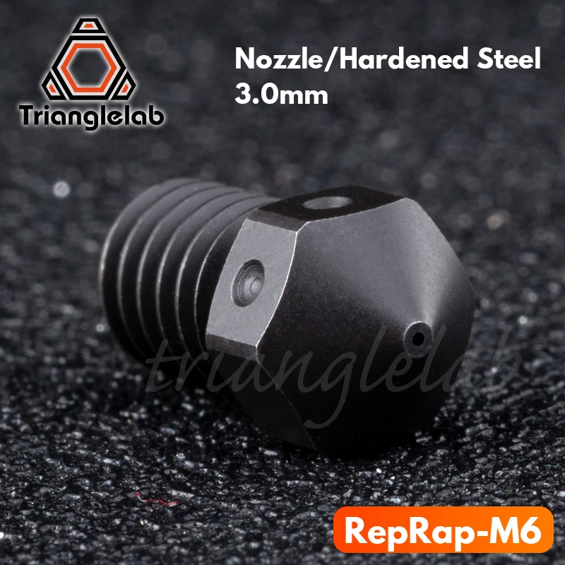 Trianglelab закаленная сталь RepRap M6 сопло 2 85/3 0 мм e3d V6 для печати PEI PEEK углеродное