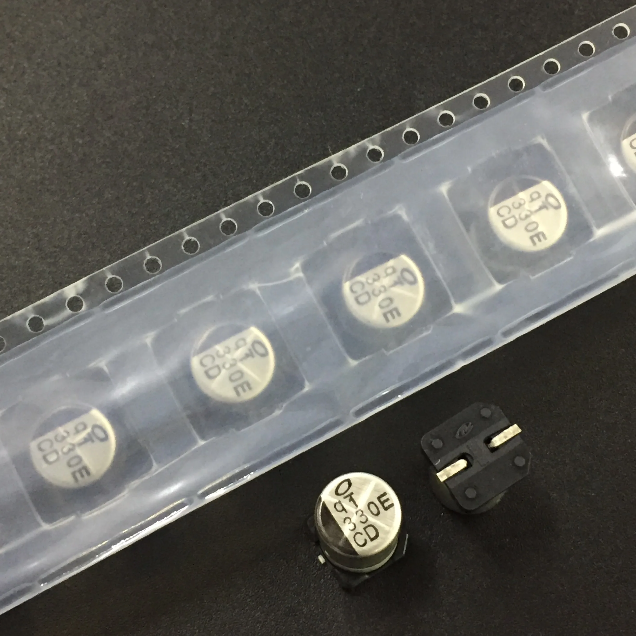 

10pcs 330uF 25V NICHICON CD Series 8x10mm Chip Type 25v330uf SMD Capacitor