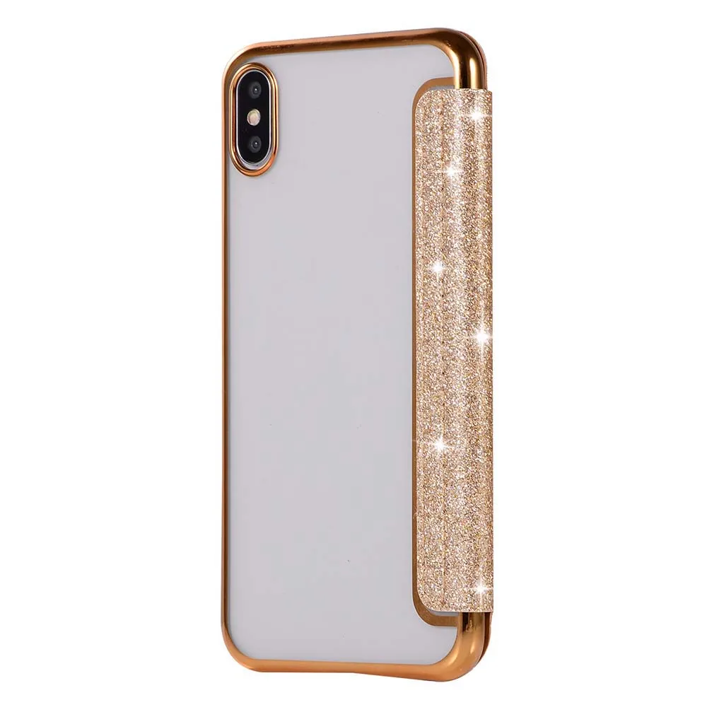 KISSCASE блестящий кошелек кожаный флип чехол для телефона iPhone X XR XS Max 5 5S SE 6 6S 7 8 Plus