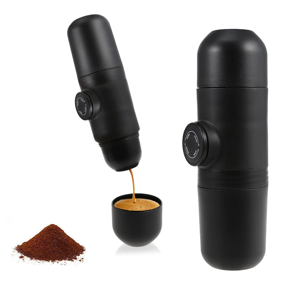 

Home Office Travel Carrying Coffee Maker Grinder Mini Manual Portable Coffee Machine Espresso Pressure Manual Coffee Cup