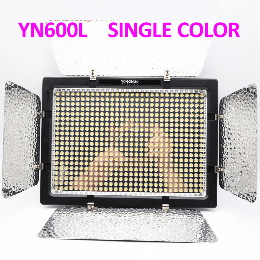 YONGNUO YN600L YN600 600 светодиодный видео светильник панельный 5500K одноцветный для