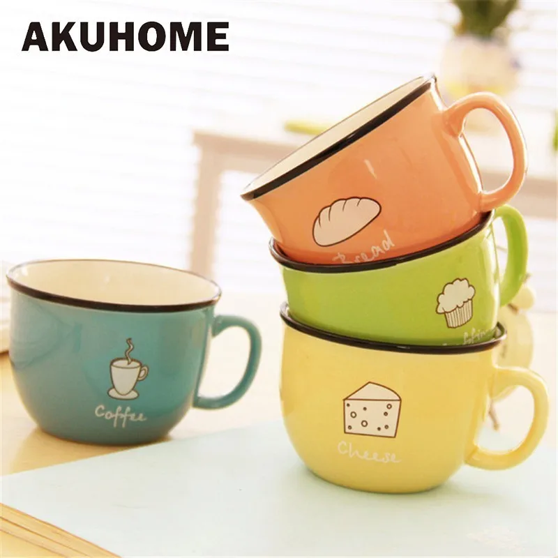 2018 Новый Керамическая Кружка Симпатичные Кубок Мультфильм Drinkware японский