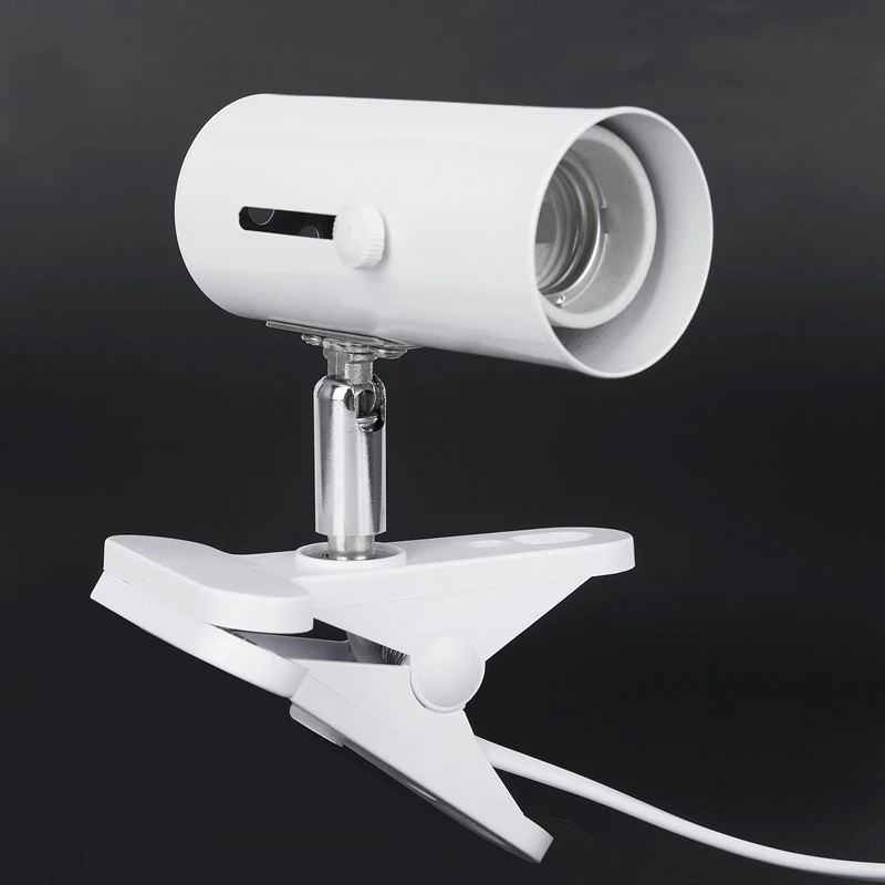 Nw-02 Reptiles Light With Clamp Ceramic Heat Emitter Support Infrared Lamp Bulb (EU Plug) | Habitat Lighting