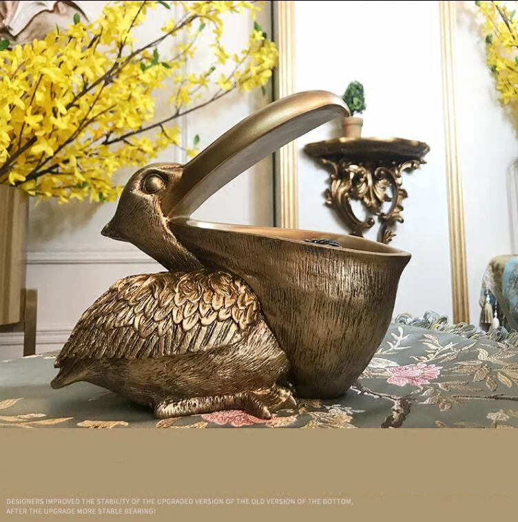 Nordic Jewelry Key Storage Resin Big Bird Crafts Decoration Bedroom Livingroom Entrance Office Table Toucan Ornament | Дом и сад