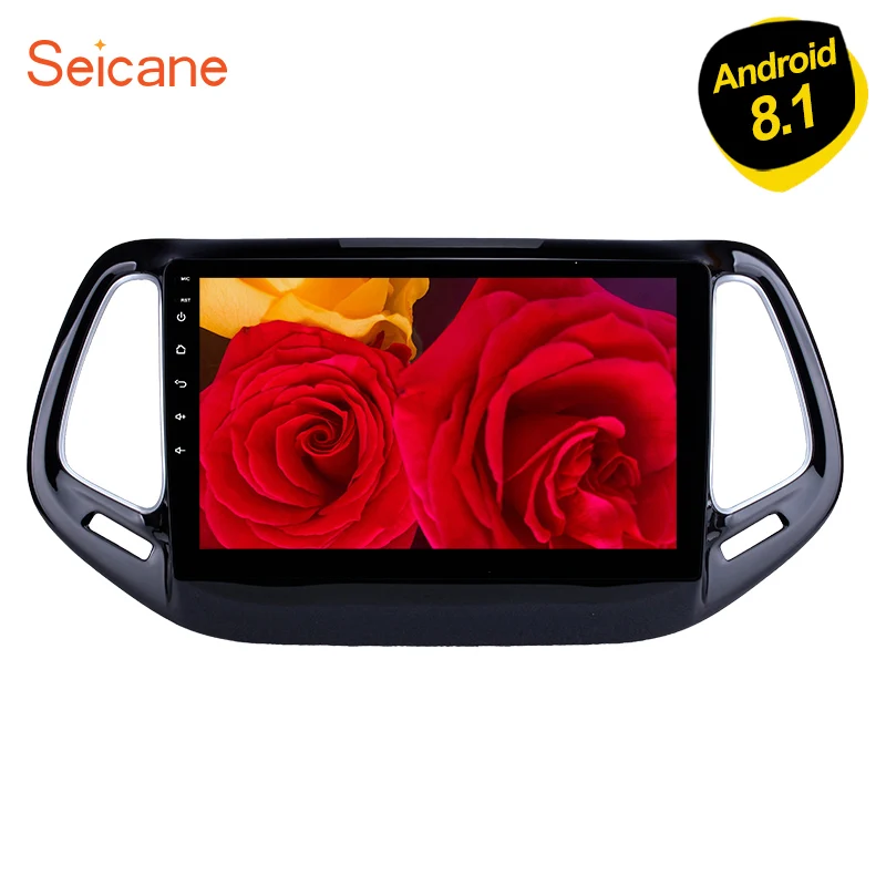 Seicane Android 9 1 головное устройство 10 &quotдля 2017 Jeep Compass GPS Navi автомобильное стерео Mirror