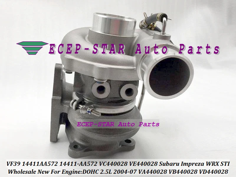 Турбо VF39 14411AA572 14411 AA572 VA440028 VB440028 VC440028 VD440028 для Subaru Impreza WRX STI EJ25 DOHC 2.5L 04