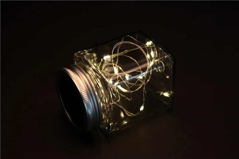6 шт. 3 вида цветов Солнечный Mason Jar огни украсить сад кухня фестиваль детская