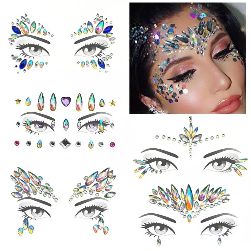 Музыкальный фестиваль Алмазная наклейка Экологичная из полимера с прозрачными