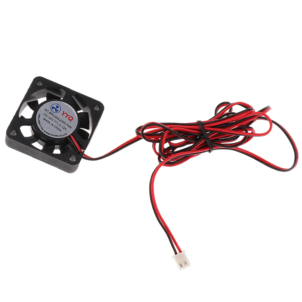 Ultra-silent 24V 40mmx40mmx10mm 4010 DC Brushless Cooling Fan for 3D Printer Auto-control System Electronics Medical Facilities |