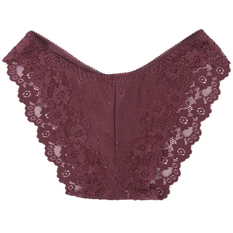 

Ladies Underwear Woman Panties Sexy Lace Plus Size Panty Transparent Low-Rise Nylon Briefs Intimates New Hot Sale
