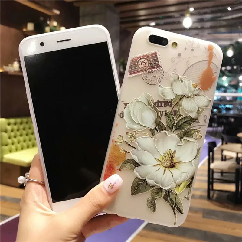Силиконовый чехол с цветами для iPhone 7 8 Plus XS Max XR 3D розовые цветочные чехлы X 6 S 5 SE