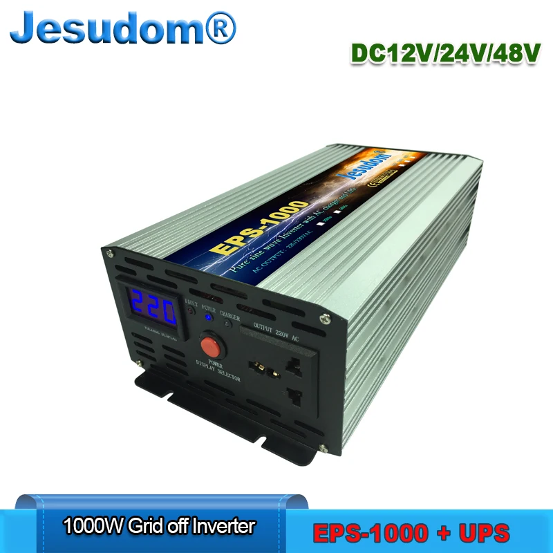 1000 ватт чистая Синусоидальная волна инвертирующий усилитель DC12/24/48V постоянного