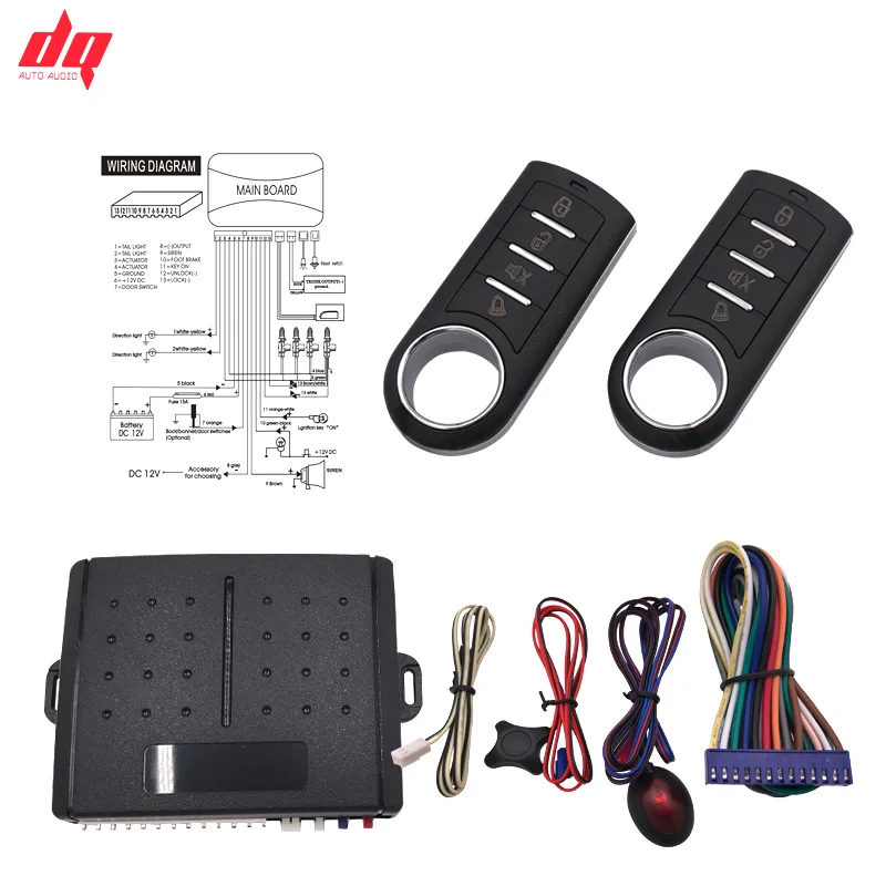 

13P General Car Auto Alarm Door Lock Locking System Keyless Central Locking with Remote Control Car Remote Control Central Kit