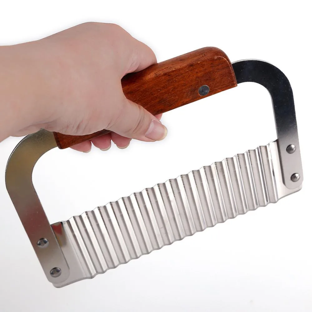 Слайсер для картофеля из нержавеющей стали нож овощей и фруктов волнистый