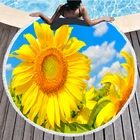 Пляжное полотенце Sunflower, банное полотенце, пляжное полотенце Toalla Playa Serviette De Plage HA De Praia Toalla Playa Grande Toalla microfiber Serviette