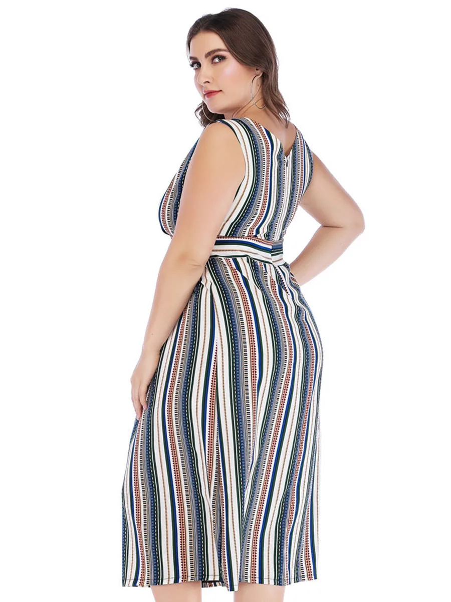 Новое Женское длинное платье женское Повседневное большого размера А силуэта с