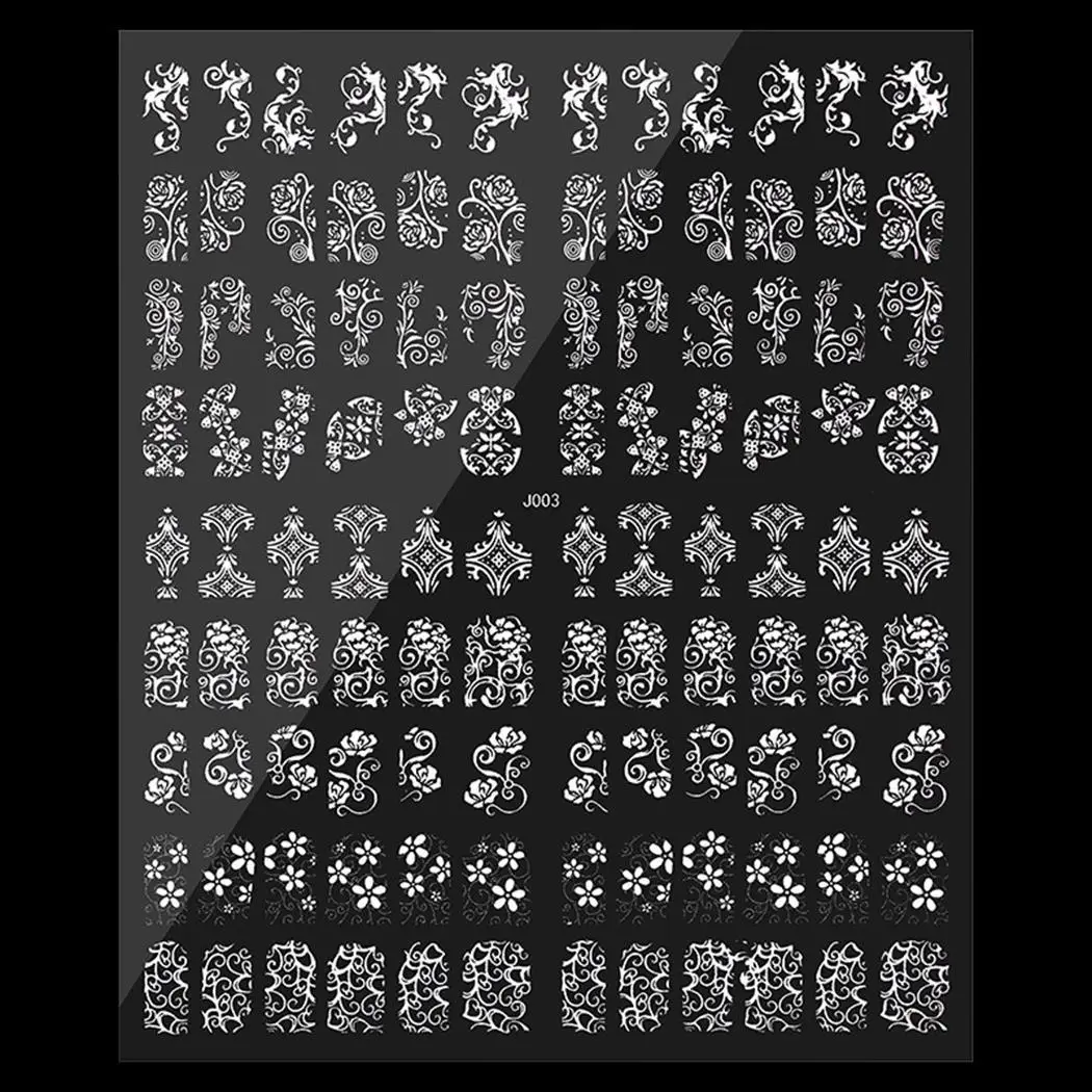 3D клейкие металлические цветы наклейки для ногтей модные художественные