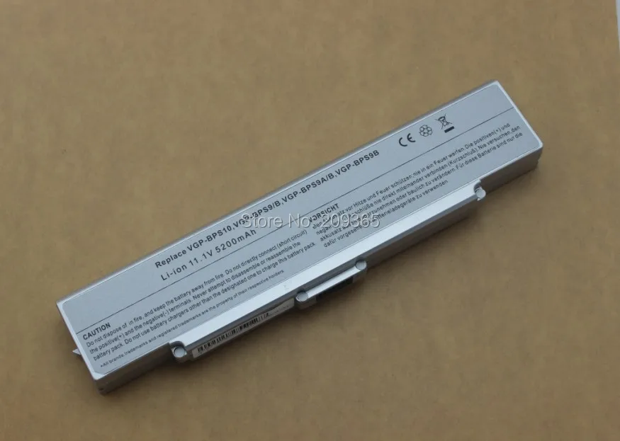 Аккумулятор без CD для ноутбука Sony Vaio VGN NR AR CR VGP BPS9A B BPS10 BPS9