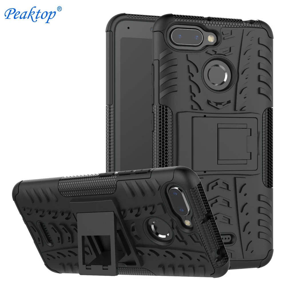Чехол Peaktop для Redmi 6A силиконовый армированный бампер Противоударная задняя