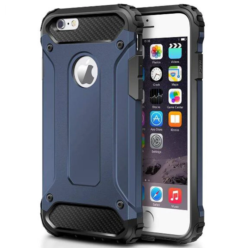 Strong Phone Case for iPhone X XR XS MAX Tough Shockproof Armor For 8 7 6S Plus 5S SE Hard Rugged Impact Back Cover |