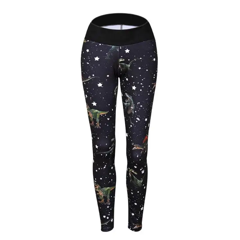 Sexy Fitness Leggings Stars Sky Print Women Yoga Pants Push Up Gym Wear | Спорт и развлечения