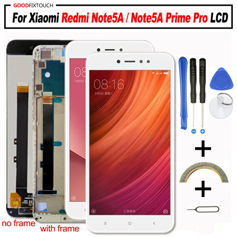 ЖК дисплей и дигитайзер качества AAA для Xiaomi Redmi Note 5A с сенсорным экраном 100%|Экраны