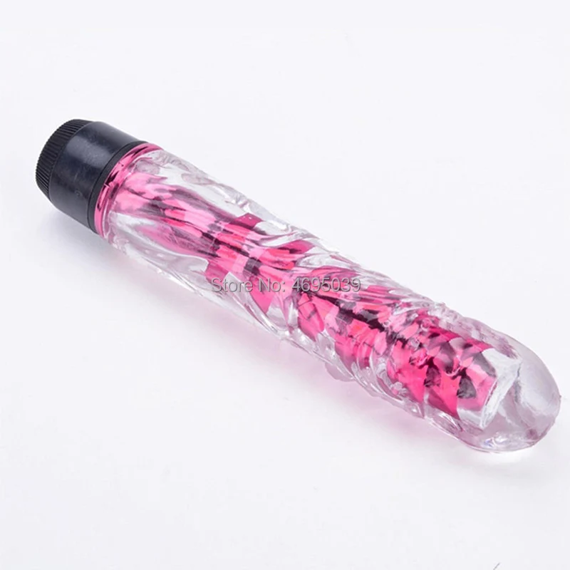 Большой фаллоимитатор вибратор желе G пятно вибрируя фаллоимитаторы клитор