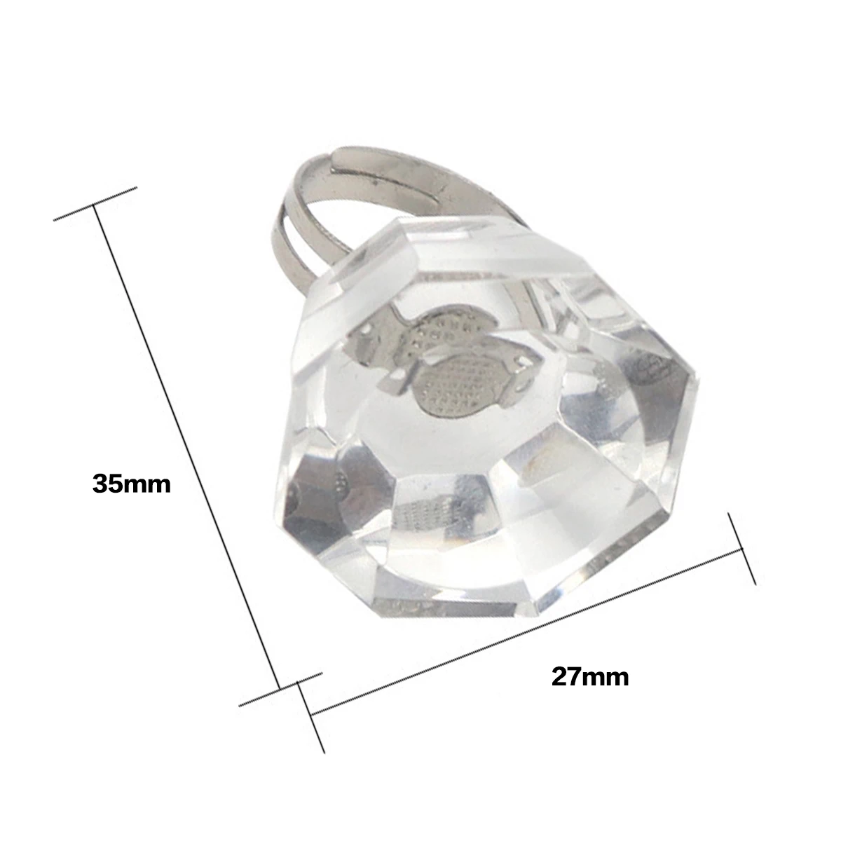 Держатель пигмента для чернил регулируемое кольцо с кристаллами контейнер