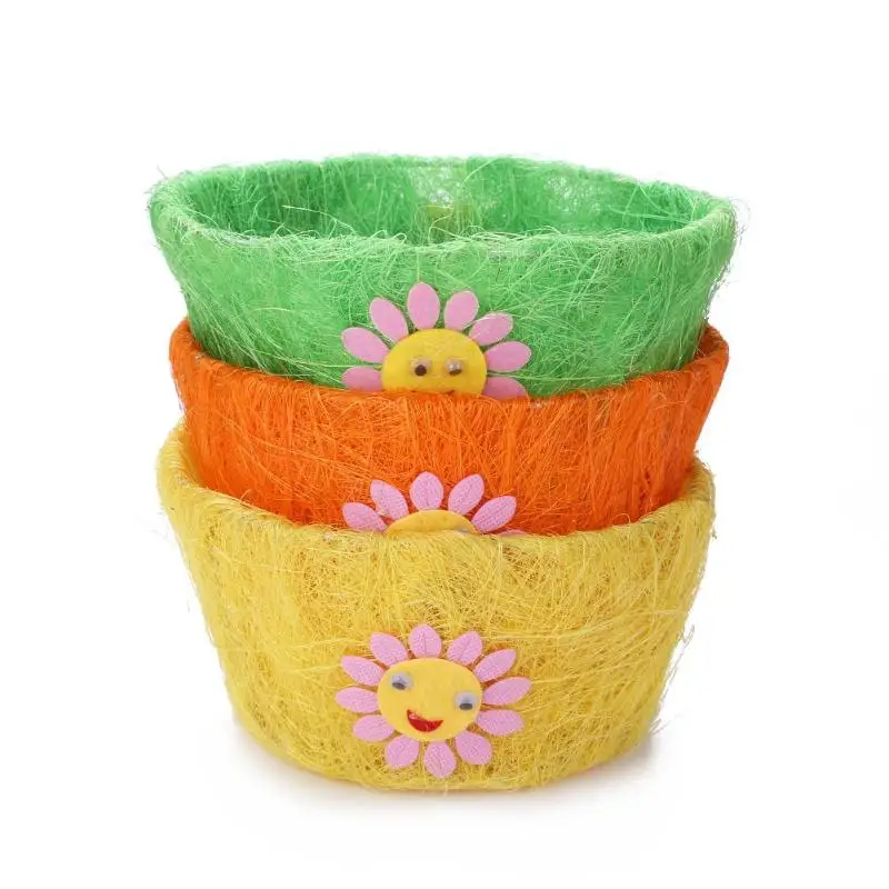 

Easter Egg Storage Plate 3D Flower Toy Organizer Candy Box DIY Kindergarten Baby Craft Festival Decoration Toys for Children