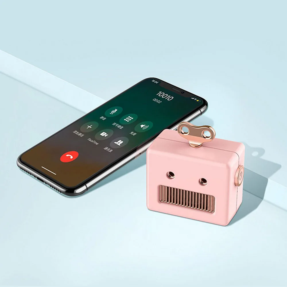 Портативный мини Bluetooth динамик LEORY с микрофоном беспроводной умный милый подарок