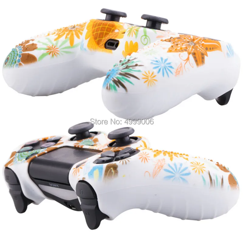 Противоскользящий силиконовый чехол защитный резиновый для Sony PlayStation Dualshock 4 PS4 DS4