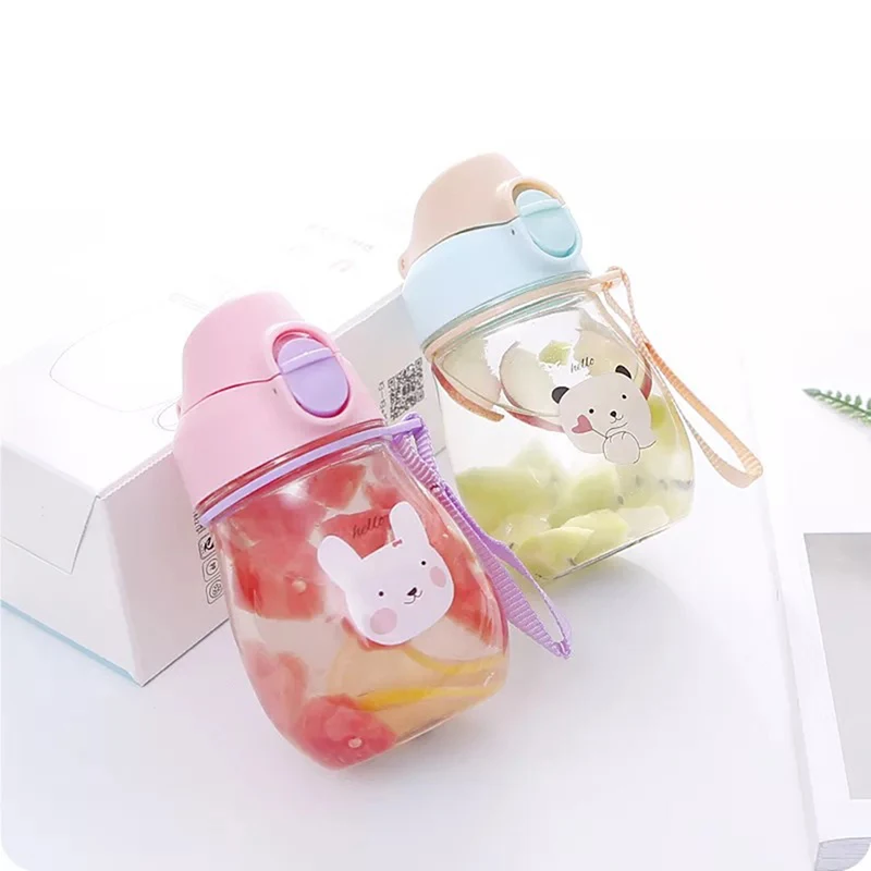 Новинка 2019 милая чашка для кормления с рисунком из мультфильма 350 мл соломинкой