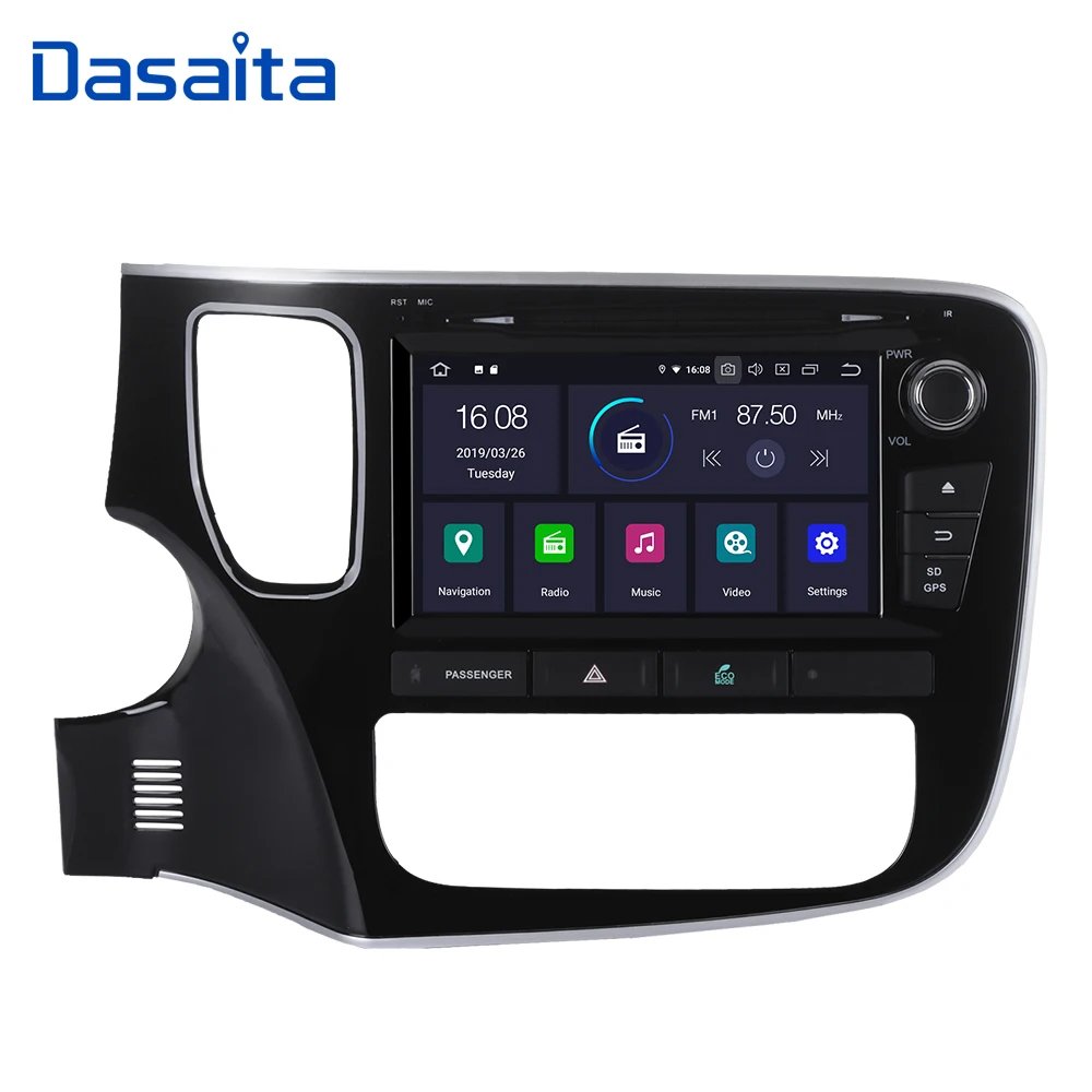 Dasaita Android 9 0 Автомобильный GPS 2 Din радио плеер с 8 &quotмультитач автомобильный DVD