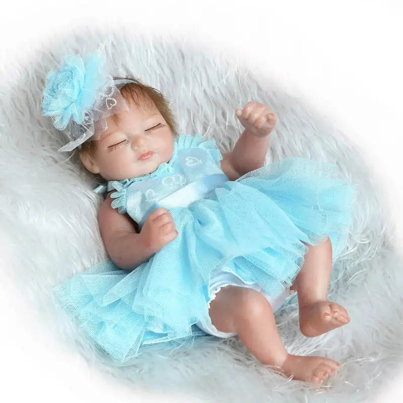 26cm Siliconel reborn dolls Realistic Lifelike Babies accompany Reborn Dolls Emulation play house toy Appease doll | Игрушки и хобби