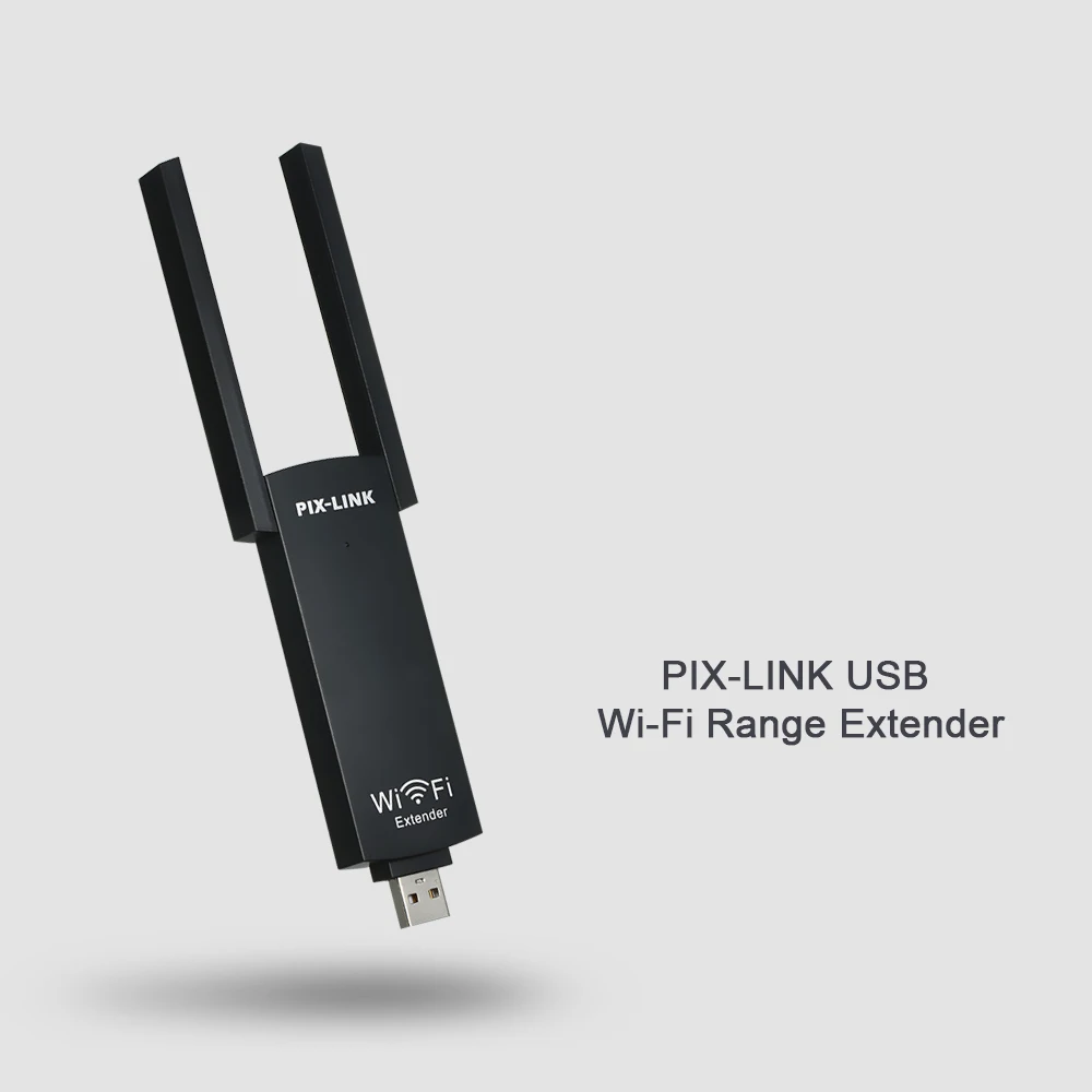 PIX LINK USB Wi Fi Range Extender беспроводной Wifi ретранслятор двойная антенна WiFi усилитель
