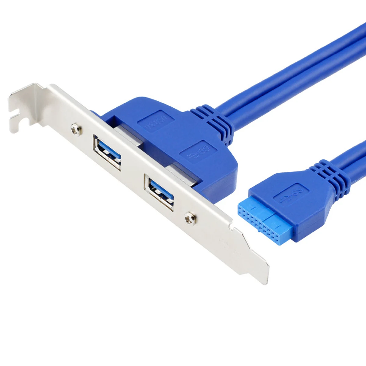 CableCC CY MSI два USB 3 0 гнездо крепление панель к материнской плате 20pin кабель Высокое