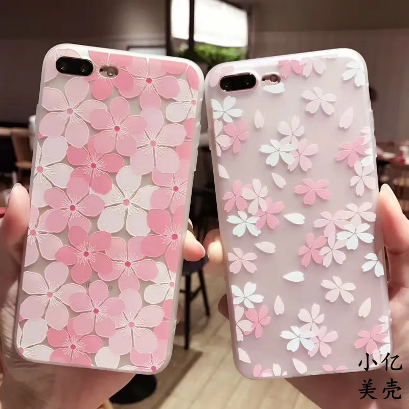 XINDIMAN 2019 цветок чехол для iphone 7 plus задняя крышка силиконовый мягкий TPU fundas 6 6s 6plus 8