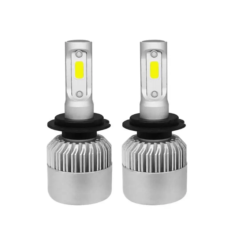 1 пара авто ламп LED H4 H7 H11 9005 9006 H1 H3 HB1 S4 Автомобильные фары 72 Вт 8000LM автомобильный