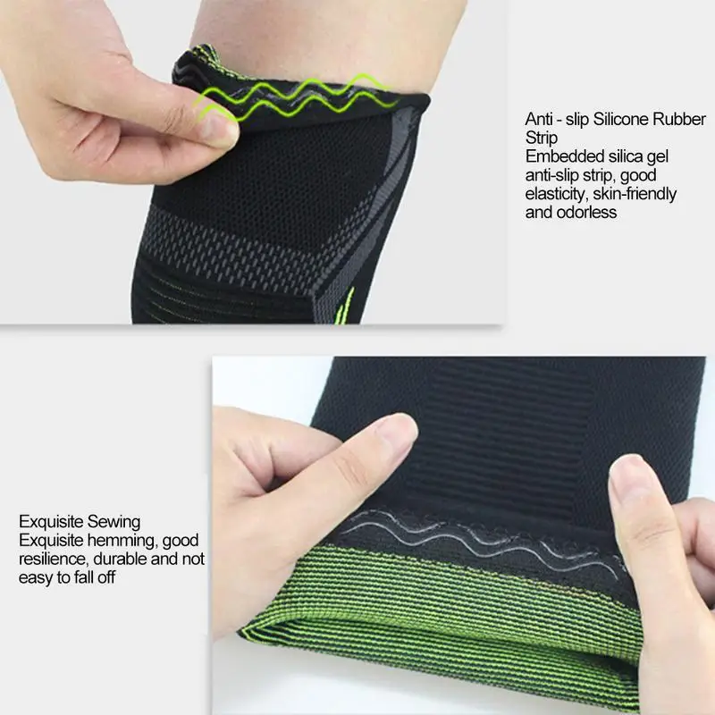 Riding Knee Pads Breathable Sweat-absorbent Silicone Anti-skid Sports Compression Basketball Fitness Running | Спорт и развлечения