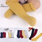 2018 Brand New Newborn Baby Kids Toddlers Girls Knee High Stockings Tights Solid Leg Warmer Stockings Wholesale For Age 0-3T