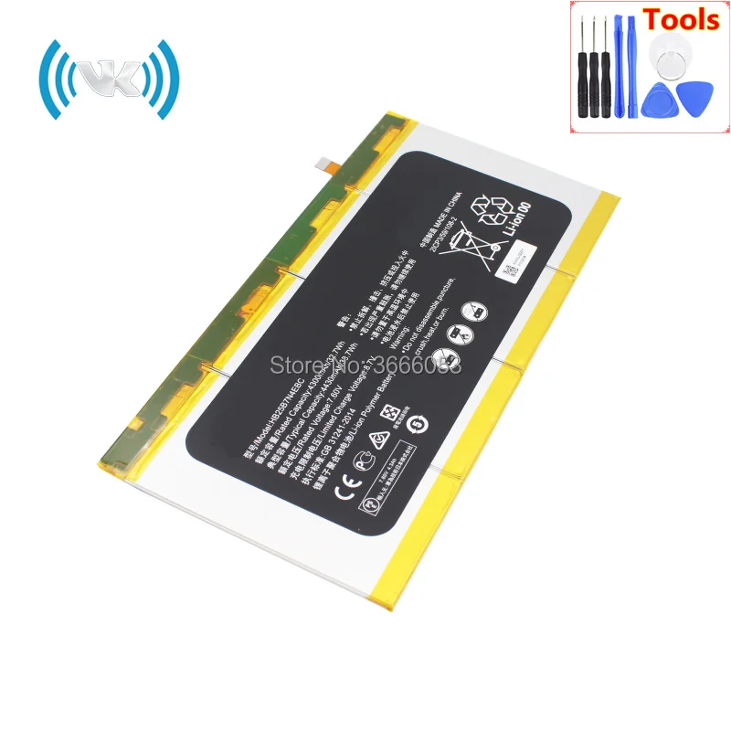 VK Новый 4300 mAh/32 7wh 3 8 V HB25B7N4EBC Замена батареи для Huawei MateBook HZ W19 мобильных батарей