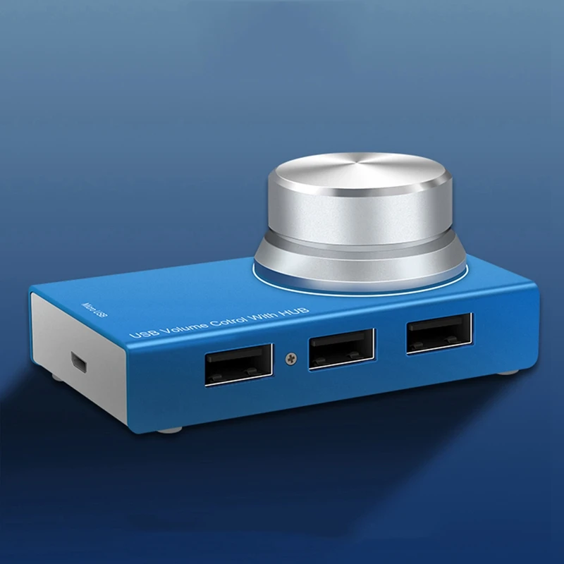 3 порта концентратор высокая производительность Usb регулятор громкости