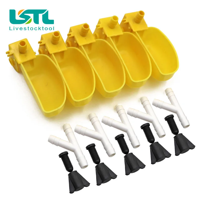 5 шт. чаша для перепелок птиц в виде голубей автоматические подвесные чаши воды