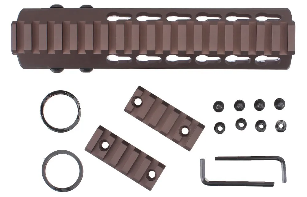 Victoptics KeyMod Gen III Rifle 7 дюймов 4/15 Slim Free Floating One Piece Handguard Picatinny Rail Mount Аксессуары для