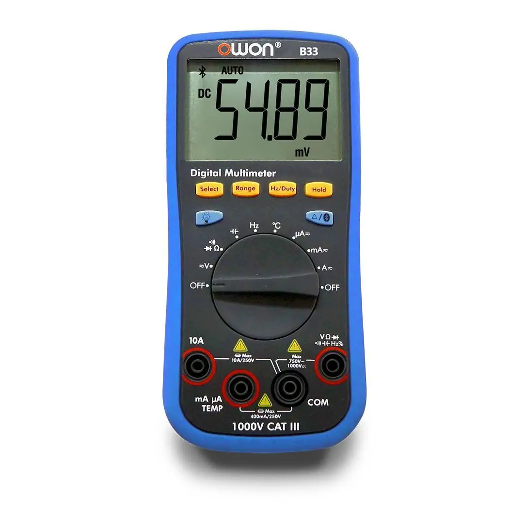 Беспроводной Bluetooth регистратор данных Ручной цифровой ЖК-дисплей Цифровой