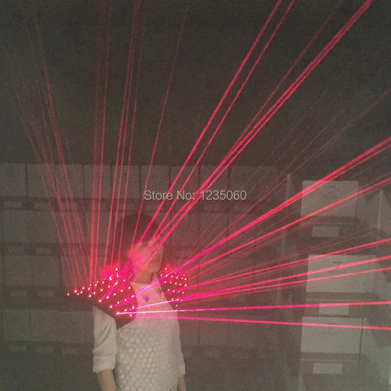 Горячая Распродажа Laserman костюмы плеча DJ красной лазерной робот костюм жилет