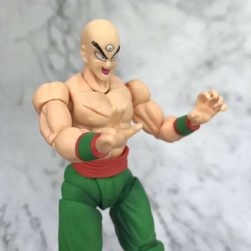СВЧ Shfiguarts Shinhan Dragon Ball Z Tien Jiaozi общие подвижные фигурки Коллекция Модель ПВХ